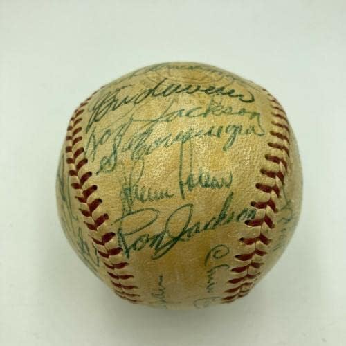 1953-Ban A Chicago White Sox Csapat Aláírt Dedikált Baseball Nellie-Vel Fox - Dedikált Baseball