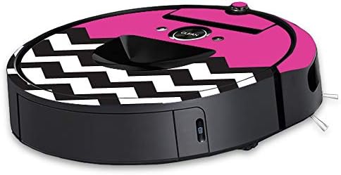 MightySkins Bőr Kompatibilis iRobot Roomba i7 Robot Porszívó - Forró Rózsaszín Chevron | Védő, Tartós, Egyedi Vinyl Matrica wrap Borító | Könnyű
