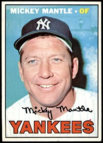 1967 Topps 150 Mickey Mantle New York Yankees (Baseball Kártya) EX Yankees