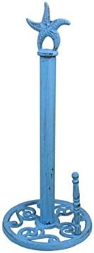Hampton Tengeri Rusztikus Lámpa Kék Csillag Papírtörölközőt Jogosultja 15, Dekoráció-Régi Öntöttvas