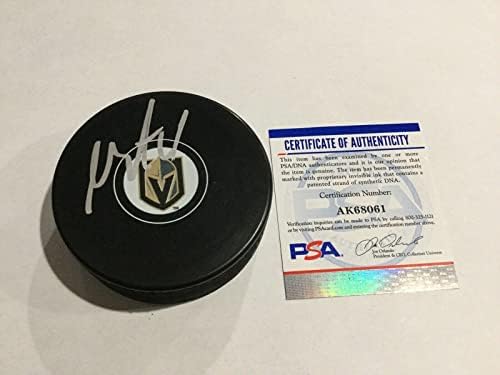 Max Pacioretty Aláírt Las Vegas-i Arany Lovagok Jégkorong PSA DNS-COA-egy - Dedikált NHL Korong