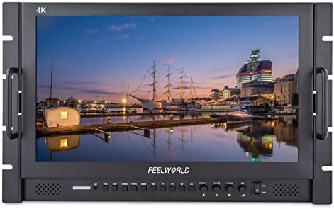 FEELWORLD 17.3 7RU Rack Adás LCD Monitor 3G-SDI HDMI, YPbPr Bemenet, mind a Kimenet, Full HD, azaz 1920×1080