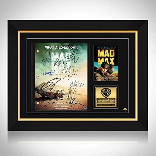 Mad Max: Fury Road Script Korlátozott Signature Edition Stúdió Engedéllyel rendelkező Egyéni keret