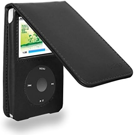 iPod Classic Flip tok-illetve Leszerelhető övklipsz a 80/120/160 GB (Műbőr) -*Újonnan Javított Verzió*