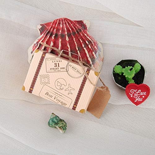 Alvinlite Vintage Candy Szívességet Doboz Ajándék táska Bőrönd Szívességet Doboz Buli, Esküvő, Utazás Témájú Szívességet Doboz 50Pcs