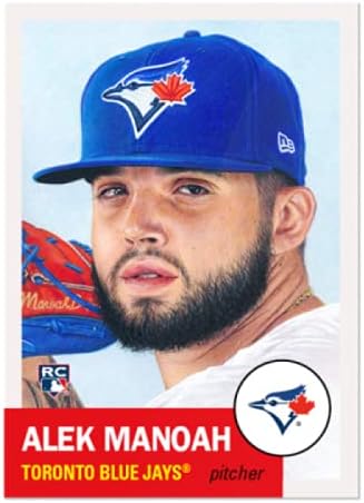 2021 Topps MLB Az Élő Set 432 Alek Manoah RC Újonc Toronto Blue Jays Hivatalos Online Kizárólagos Baseball-Kártya KORLÁTOZOTT