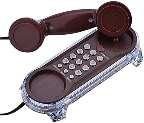 KJHD Antik Telefonok Divat Lógó Telefon Hívó Falra Szerelt Kék Háttérvilágítás Otthoni Telefon