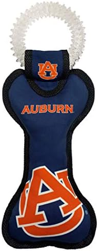NCAA Auburn Tigers Fogászati Kutya TUG Játék a felnőttek a feladathoz. Kemény KISÁLLAT Játék az Egészséges Szórakoztató, Fogzás & Tisztítás