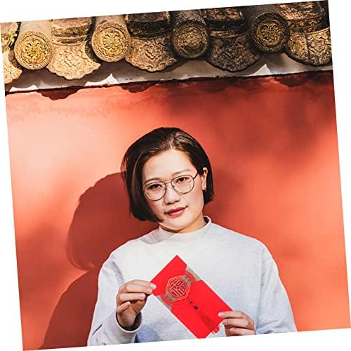 BESTOYARD 8db Tassel Kelő Ázsiai Ajándékok Kínai Vörös Csomagok Menyasszony Ajándékok Nyúl Év Szuvenír Kínai Esküvői Hongbao Vörös