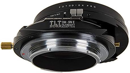 Fotodiox Pro TLT ROKR - Tilt/Shift bajonett Adapter Olympus Zuiko (OM) 35mm-es Objektívek a Sony Alpha E-Mount tükör nélküli Fényképezőgép