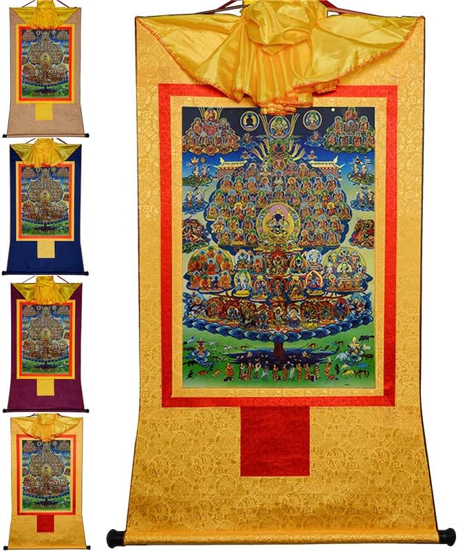 Gandhanra Karma Kagyü a Menhely Fa,Kamtsang Kagyü,Gyalwa Karmapa, Tibeti Thangka Festészet, a Művészet,a Buddhista Thangka