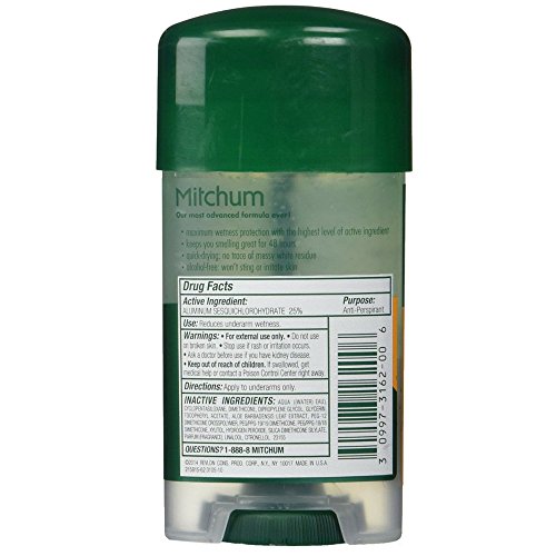 Mitchum Power Gel Anti-perspirant & Dezodor Sport 2.25 Oz (Csomag 24)