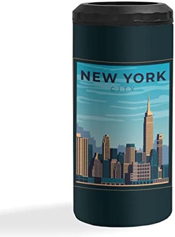 New York Szigetelt Slim Lehet Hűvösebb - Grafikus Lehet Hűvösebb - Városkép Szigetelt Slim Lehet Menőbb