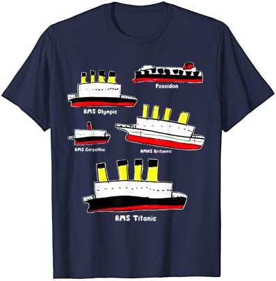 Titanic, Britanic, Carpathia, Poszeidón, Olimpiai, Titanic Póló