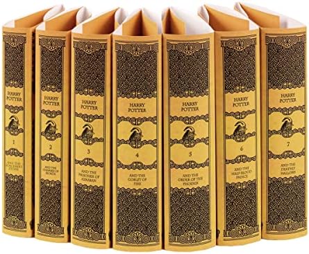 Boróka Könyvek Harry Potter GYŰJTHETŐ könyvborító - Hufflepuff Ház Kiadás | Egyéni könyvborítók kizárólag A 7-Kötet Keménytáblás Set által