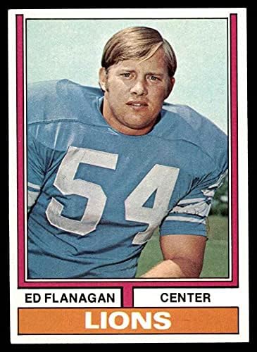 1974 Topps 111 Ed Flanagan Detroit Lions (Foci Kártya) (Egy Csillag Előtt Szerzői Vissza) NM+ Oroszlánok Purdue