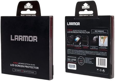 Larmor által GGS 0,5 mm Öntapadó Optikai Üveg LCD Képernyő Védő Nikon D5100