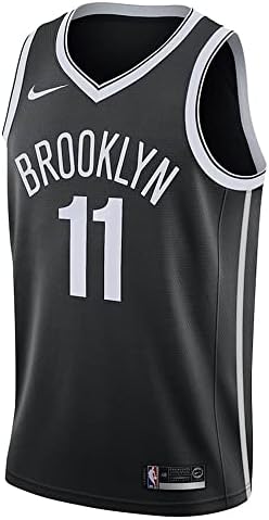 Nike Kyrie Irving Brooklyn Nets NBA Fiúk Ifjúsági 8-20 Fekete Ikon Kiadás Swingman Jersey