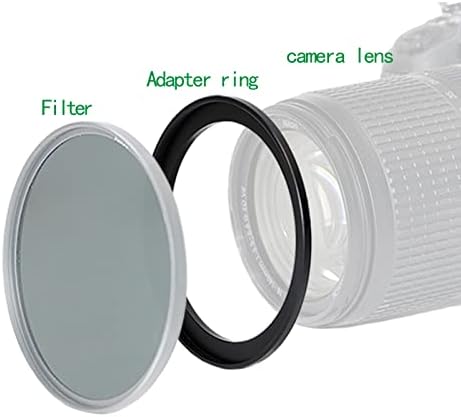 46mm, hogy 52mm Step-Up Gyűrű Szűrő Adapter Minden Márka UV ND CPL Fém Gyűrű Step-Up Adapter Gyűrűk Szűrő (46mm-52mm)