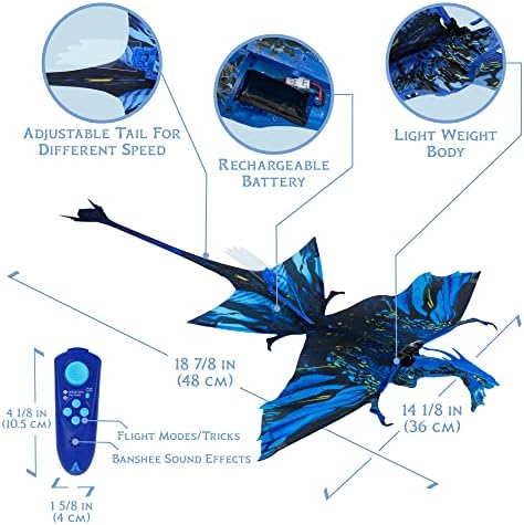 Zing Avatar Banshee - Távirányító Repülő Okos Mini Drone-Tech Játék a Hangok - Nagy Kezdő RC Játék, a Fiúk, a Lányok (Deluxe