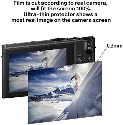 Rieibi (3 Csomag) Képernyő Védő Panasonic S5II S5IIX Digitális Fényképezőgép, 0.25 mm 9H Keménységű Edzett Üveg Film Lumix DC-S5