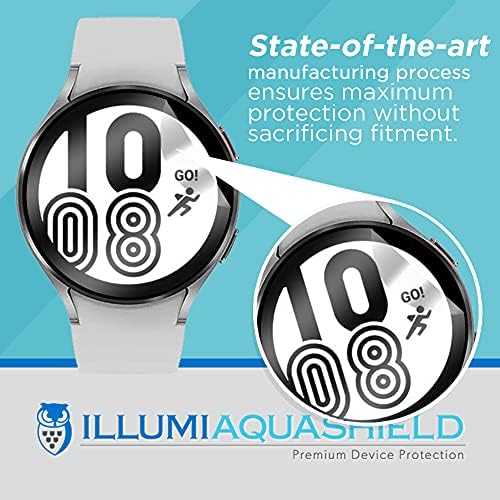ILLUMI AquaShield képernyővédő fólia Kompatibilis a Samsung Galaxy Óra 4/ Watch 5 (40mm)(6-Pack) Nem-Buborék a Nagy Felbontású