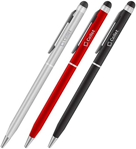 PRO Toll Samsung Galaxy S20 Ultra 5G Tintával, Nagy Pontosságú, Extra Érzékeny, Kompakt Formában az érintőképernyők [3 Pack-fekete-Piros,