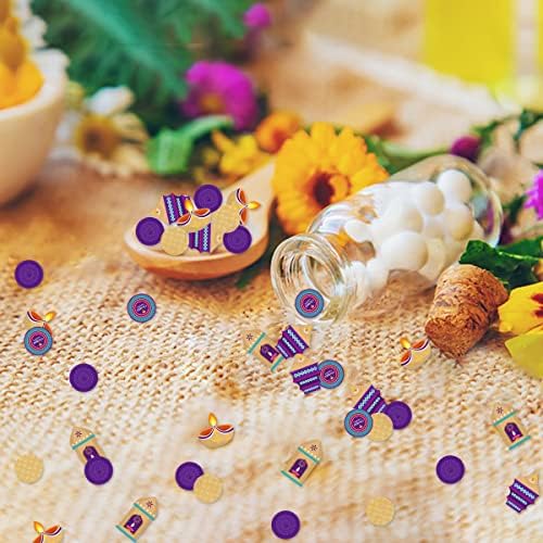200 Csomag Diwali Konfetti, Dekoráció, a Fények Fesztiválja Akkor Parti Dekoráció, Boldog Diwali Papír Konfetti az Indiai Tematikus