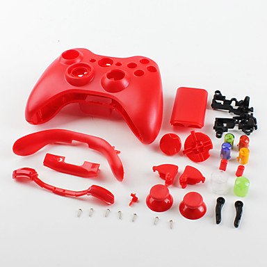 NingB Csere furcsa Színű Stílusú Ház Esetében Xbox 360 Controller (Vegyes Színek) , Vörös