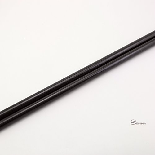 SHINA 3K Roll Csomagolva, 25mm-es Szénszálas Cső 21mm x 25mm x 500mm Fényes, hogy az RC Quad