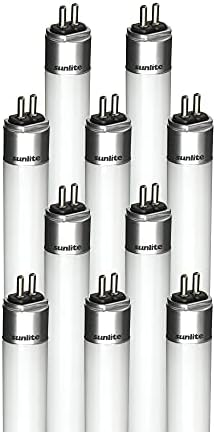 Sunlite 41202 LED T5 Fénycsőelőtét Bypass Fény Cső (B Típus) 2 ft, 12 Watt (F24T5 Fénycső Csere), 1500 Lumen, Mini G5 Bázis, Két