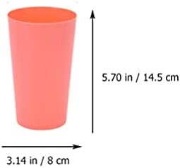 NUOBESTY Műanyag Poharat Gyerekek 8db Poharat 330ML Újrafelhasználható poharat Törhetetlen Pohár Felnőtt Fogkefe Csésze Gyerekeknek Wc Csésze