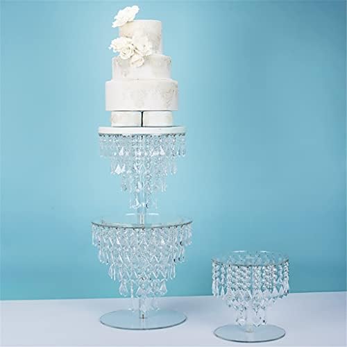 SJYDQ Esküvői Desszert Akril Kijelző Állni Multi-layer Cake Állni Kijelző Tábla Sütemények