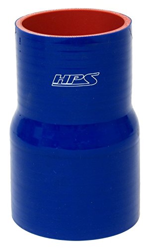 HPS HTSRNBLUE-304 4.5 - 5 ID, 4 Hossz, Szilikon Szűkítő Csatlakozó Tömlő, Magas hőmérsékletű 4-Rétegű Erősített Szilikon, Kék
