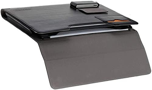 Broonel Fekete Bőr Tok tartó - Kompatibilis ASUS VivoBook 17 M712 17.3 Laptop