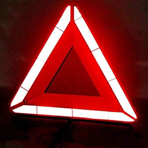 Bigetaige Figyelmeztető Háromszög DOT Jóváhagyott 3PK, Fényvisszaverő Figyelmeztetés Közúti Biztonsági Háromszög Készlet