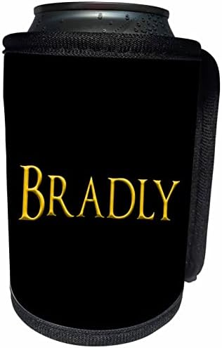 3dRose Bradly vonzó férfi név az USA-ban. Sárga. - Lehet Hűvösebb Üveg Wrap (cc-364519-1)