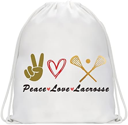 PXTIDY LAX Lacrosse Ajándékokat, s Lacrosse Smink Táska Lacrosse Játékos Ajándék, Béke, Szeretet, Lacrosse Cipzáras Kozmetikai