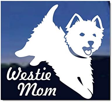Tacskó, Anya | NickerStickers® Vinil Ugrás West Highland White Terrier Kutya Ablak Matrica
