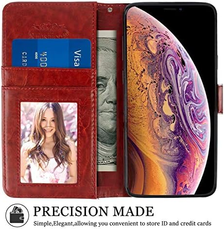 SHENCANG KÉK Zsebében Esetben Alkalmas iPhone 6/6-OS Plusz Kígyó, Kobra Art-15 Cash&ID Jogosultja Kártya Slot Tárca Kitámasztó Multi-Function