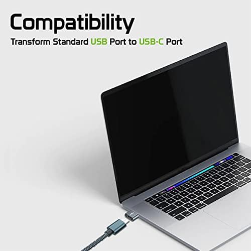 USB-C Női USB Férfi Gyors Adapter Kompatibilis A ZTE Út 20 Pro Töltő, sync, OTG Eszközök, Mint a Billentyűzet, Egér, Zip, Gamepad, pd(2pack)