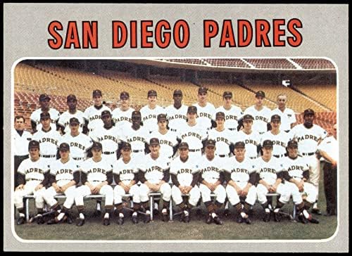 1970 Topps 657 Padres Csapat San Diego Padres (Baseball Kártya) NM/MT Padres