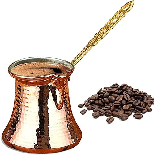 LAZWARD török Kávét, görög, arab Kávéfőző, Kalapált Réz Kávé Cezve, Kis Pot, Kályha Tetején Kávéfőző (egy pot)