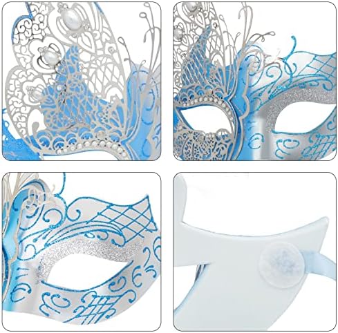 Rejtélyes Velencei Pillangó Lady Masquerade Halloween Party Maszk Este Bál Labdát Maszk Bár Jelmez Kiegészítő