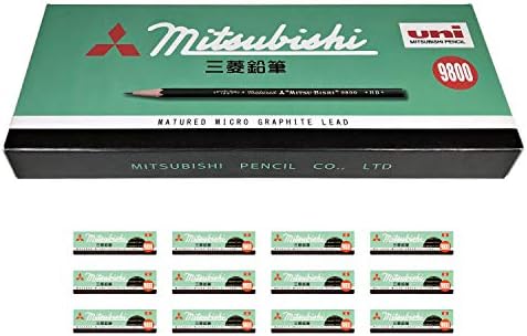 三菱鉛筆 Mitsubishi Ceruza HK9800GBB 9800 B Limitált Box Set, 12 egy Tucat
