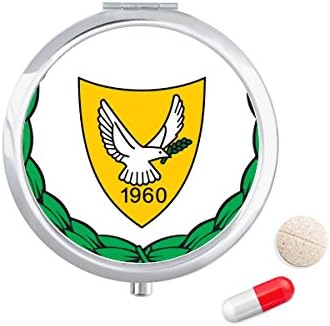 Ciprus Nemzeti Jelkép Ország Tabletta Esetben Zsebében Gyógyszer Tároló Doboz, Tartály Adagoló