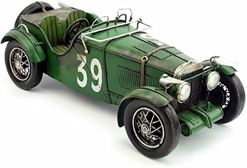 CYXStar Kézzel készített Vas Osztály Sport Autó Modell Antik Vas, Autó Modell, a lakberendezés (Katonai Zöld(1934))