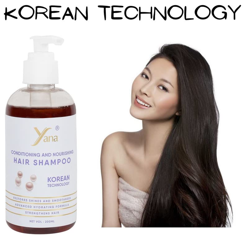 Yana Hair Sampon Koreai Technológia Anti Ősz Haj Haj A Nők