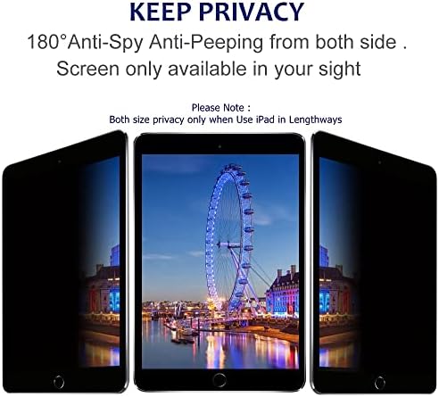 【POOX】iPad pro 11 (2021&2020 & 2018) /iPad 5 (2022) /Levegő 4 (2020) Adatvédelmi képernyővédő fólia, Anti-Apy Kukkoló Edzett