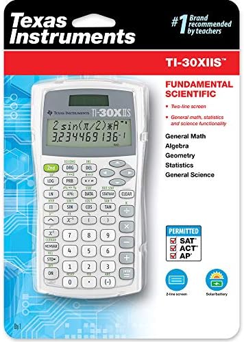 Texas Instruments TI-30XIIS Tudományos Számológép, Piros